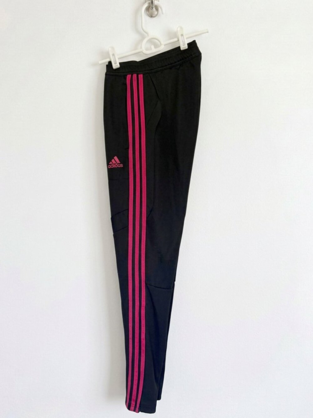 Adidas Women's Tiro 19 Training Pants in Black/Bright Pink - Sz S